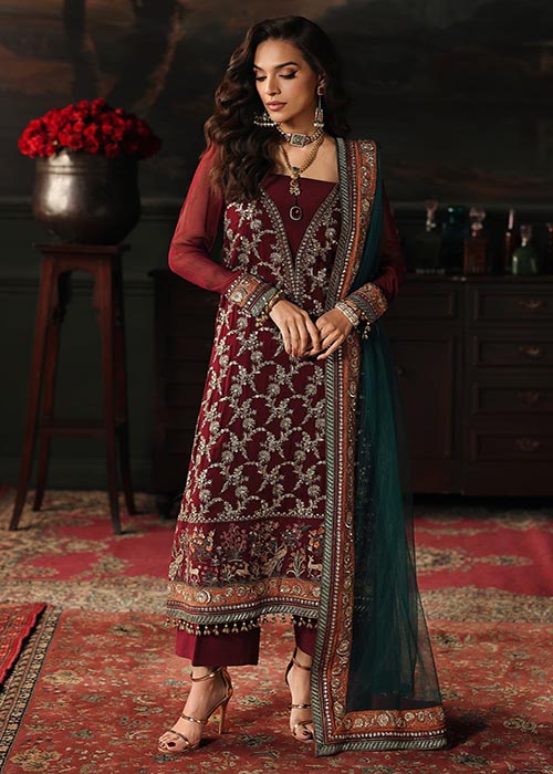 Charizma Aura - Luxury Chiffon Unstitched Collection 2026 - CA26-05